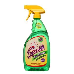 Sparkle 33.8 oz. Spray Bottle Green Formula (V.O.C. Free) Glass Cleaner 30345