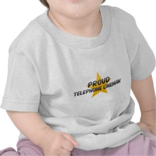 Proud Telephone Lineman T shirt