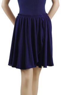 Trienawear 18" Jersey Adult Mock Wrap Skirt TR503 18 Ballet Dancewear Assorted Colors P/S M/L Clothing