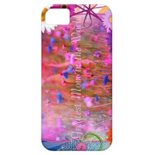 Floral Fantasy greatest mom on planet Iphone5 case iPhone 5 Covers