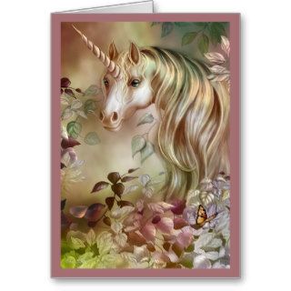 Mystic Unicorn Greeting Card