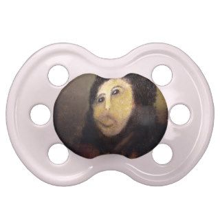 Funny Botched ecce homo painting meme Pacifier