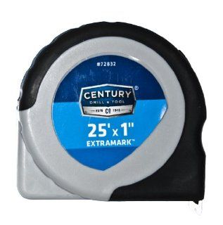 Century Drill and Tool 72832 Extramark Tape Measure, 25 Foot    