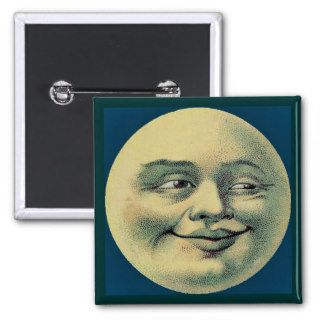 "Man in the Moon" Button