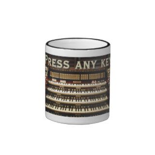 Press Any Key organ mug