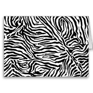 Zebra Stripe Swirls Pattern backgrounds fashion Greeting Cards