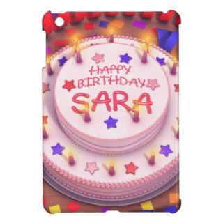 Sara's Birthday Cake iPad Mini Covers