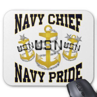 NAVY CHIEF NAVY PRIDE MOUSE MATS