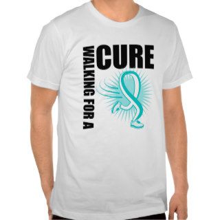 Cervical Cancer Walking For A Cure Tshirts