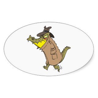 sneaky thug croc crocodile cartoon character sticker