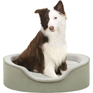 Soft Touch Sage Faux Suede Oval Cuddler Pet Bed Soft Touch Other Pet Beds