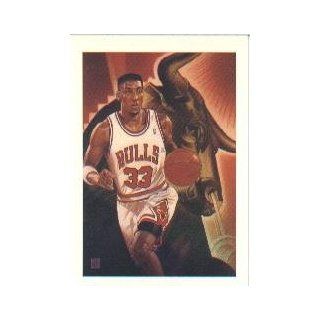 1991 92 Hoops #506 Scottie Pippen Team Card  Sports Related Trading Cards  Sports & Outdoors