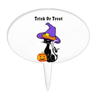 Halloween Trick or Treat Cake Toppers