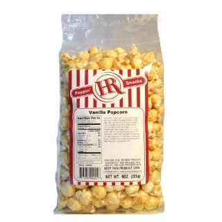 HR Poppin' Snacks French Vanilla Popcorn  Popped Popcorn  Grocery & Gourmet Food