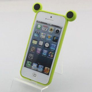 Big Dragonfly Candy Color Series Mouse Premium Bumper Frame Case Cover for Apple Iphone 5 5g Retail Packing Green Cell Phones & Accessories