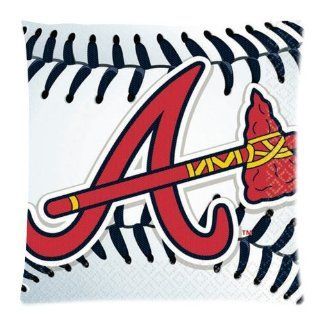Atlanta Braves Pillow Case   Personalized 18x18 inch Two Sides MLB Atlanta Braves Pillowcase Pillow Covers  