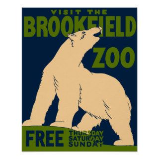 Visit the Brookfield Zoo Print