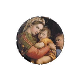 Raphael's Madonna and Child Renaissance Candy Tin