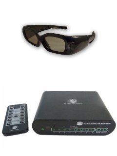 Converter to see 3D BluRay, Cable, PS3, XBOX or Satellite on Mitsubishi DLP TV's and 3D Ready DLP Projectors  ONE DLP Link Glasses and FIVE FREE PAPER GLASSES  Office Electronics  Electronics