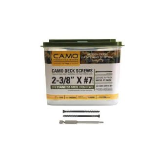 CAMO 2 3/8 in. 316 Stainless Steel Trimhead Deck Screw (1750 Count) 0345239S