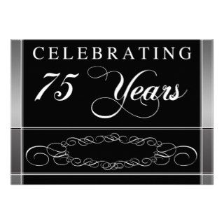 Celebrating 75 Years Invitation