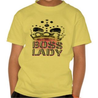 Boss Lady Queen   Large Crown Shirts