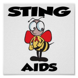 STING AIDS POSTERS