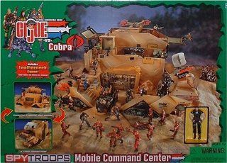 G.I. Joe Spy Troops Mobile Command Center with Exclusive Leatherneck Action Figure Toys & Games