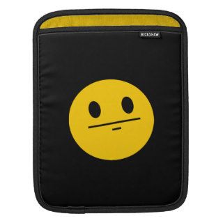 Poker Face Smiley face Sleeve For iPads