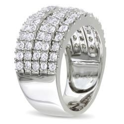 14k White Gold 1 3/4ct TDW Diamond Fashion Ring (H I, SI1 SI2) One of a Kind Rings