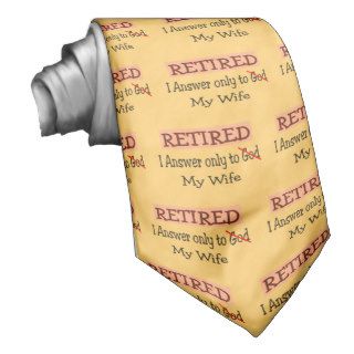 Funny Retirement Gifts Necktie