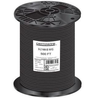 Cerrowire 500 ft. 8/2 NM B Indoor Residential Electrical Wire 147 4002J