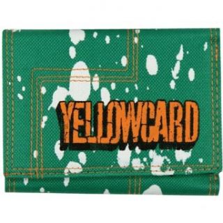 Yellowcard   Painted Velcro Wallet Green Clothing