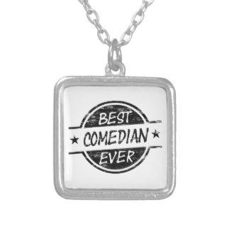 Best Comedian Ever Black Personalized Necklace
