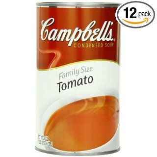 Campbell's Tomato Soup, 26 Ounce Cans (Pack of 12)  Packaged Tomato Soups  Grocery & Gourmet Food