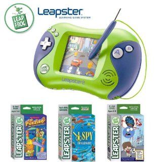 Leapfrog 21155 Leapster 2 Green Handheld With Three Games Bundle Toys & Games