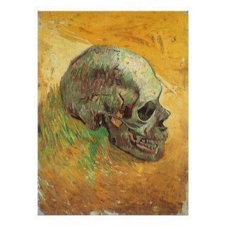 Skull, Vincent van Gogh, Vintage Impressionism Art Posters