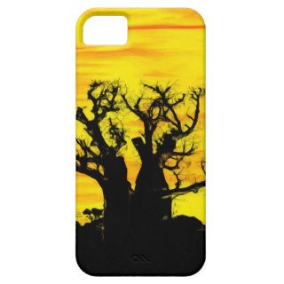 Boab Tree in Oils iPhone 5 Cover