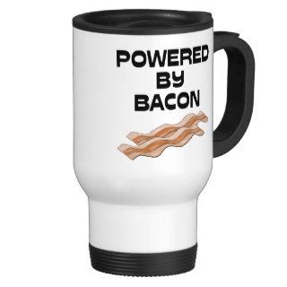 Powered By Bacon Coffee Mugs