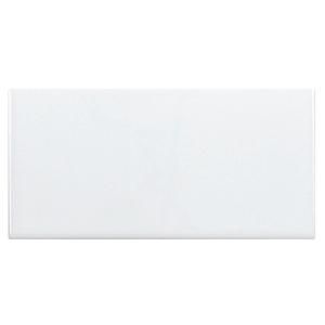Merola Tile Plaqueta Lisa Blanco 3 in. x 6 in. White Ceramic Wall Tile ( 8 Pack ) WDKPLB1
