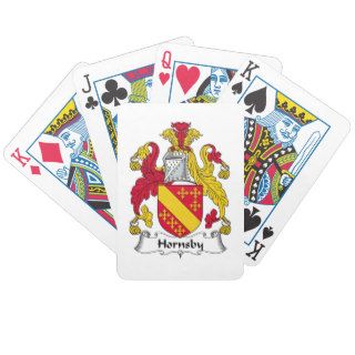 Hornsby Family Crest Playing Cards