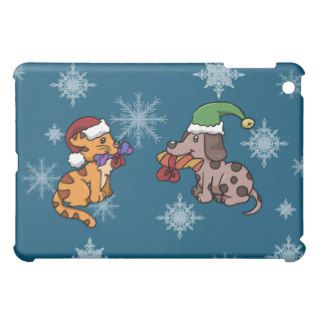 Dog and Cat Gift Giving iPad Mini Cases