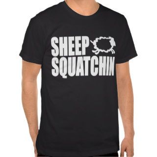 SHEEP SQUATCHIN Monsters & Mysteries SHEEPSQUATCH T shirts