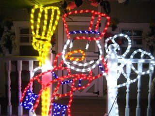 LED rope lights; Snowman Waving LED rope light motif; Christmas LED lights