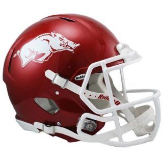Arkansas Razorbacks Revolution Speed Pro Line Authentic Helmet  Sports Related Collectible Full Sized Helmets  Sports & Outdoors
