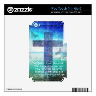 Jeremiah 2911 Inspirational Biblical verse Skins For iPod Touch 4G