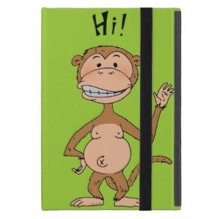 Cheeky monkey (hi & bye) iPad mini cases