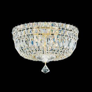 Schonbek Worldwide 5892 40M 5 Light Petit Crystal Deluxe Flush   Close To Ceiling Light Fixtures  