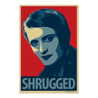 Ayn Rand   Shrugged OHP Poster