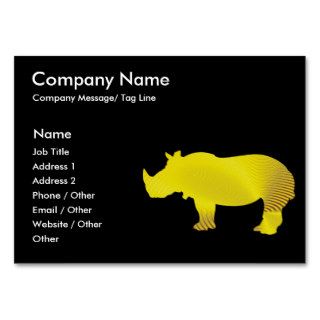 Safari Rhino Template Business Card